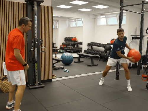 préparation physique padel