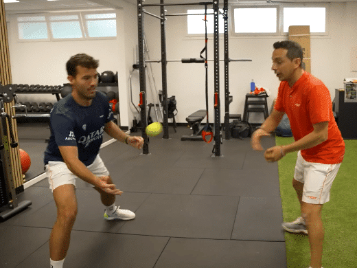 Ejercicio neuronal padel